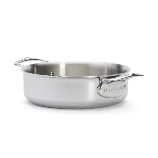 Tigaie saute cu 2 manere 5-Ply, inox, 24 cm/3 l, "Affinity" - de Buyer