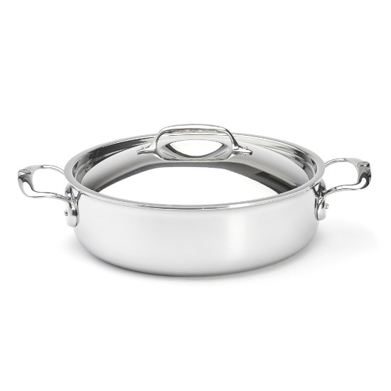 Tigaie saute cu 2 manere 5-Ply, inox, 28 cm/4,6 l, "Affinity" - de Buyer