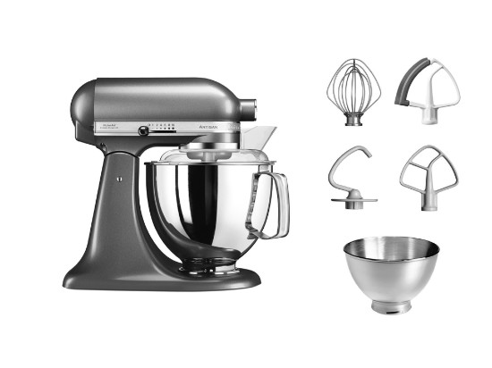 Mixer cu bol 4.8L, Artisan, Model 175, Medallion Silver - KitchenAid