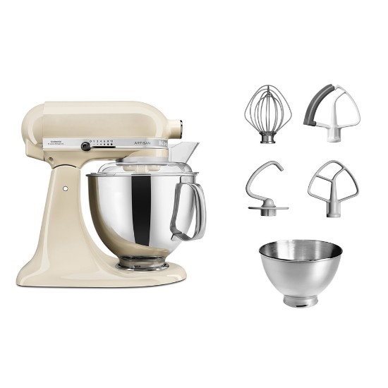 Mixer cu bol 4.8L, Artisan, Model 175, Almond Cream - KitchenAid