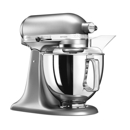 Mixer cu bol 4.8L, Artisan, Model 175, Brushed Nickel - KitchenAid