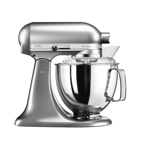 Mixer cu bol 4.8L, Artisan, Model 175, Brushed Nickel - KitchenAid