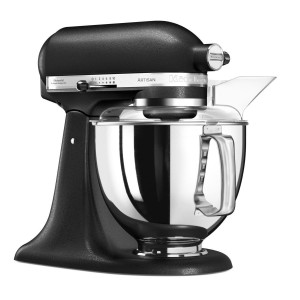 Mixer cu bol 4.8L, Artisan, Model 175, Cast Iron Black - KitchenAid