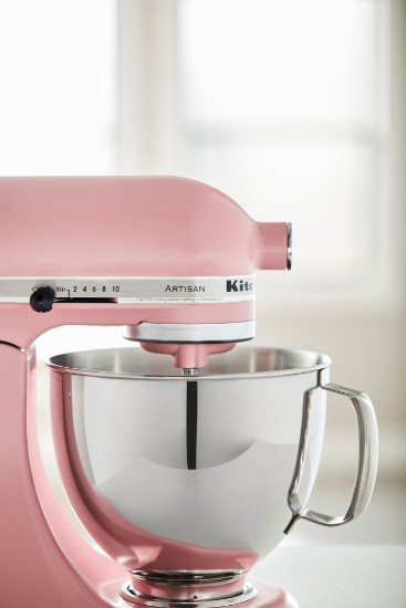 Mixer cu bol 4.8L, Artisan, Model 175, Dried Rose - KitchenAid