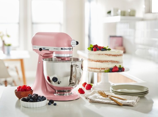 Mixer cu bol 4.8L, Artisan, Model 175, Dried Rose - KitchenAid