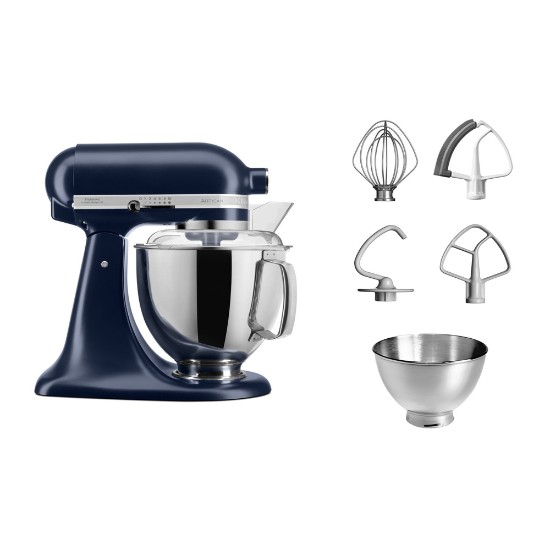 Mixer cu bol 4.8L, Artisan, Model 175, Ink Blue - KitchenAid