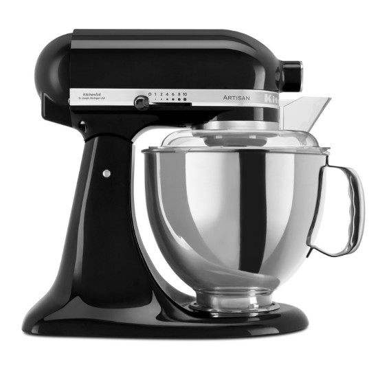 Mixer cu bol 4.8L, Artisan, Model 175, Onyx Black - KitchenAid