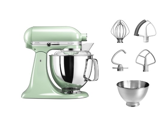 Mixer cu bol 4.8L, Artisan, Model 175, Pistachio - KitchenAid