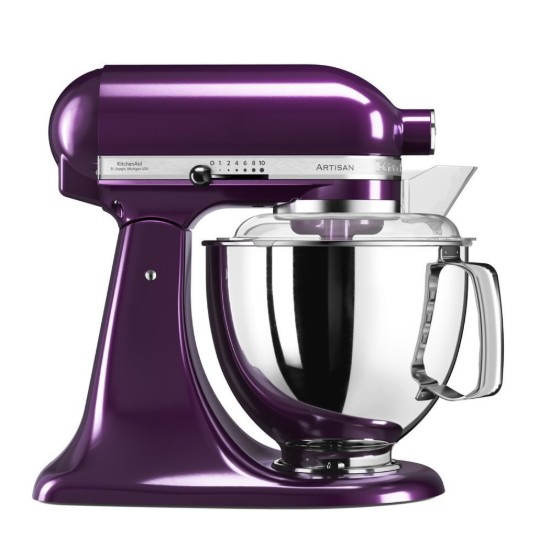 Mixer cu bol 4.8L, Artisan, Model 175, Plumberry - KitchenAid