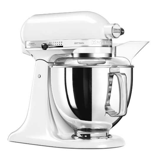 Mixer cu bol 4.8L, Artisan, Model 175, White - KitchenAid