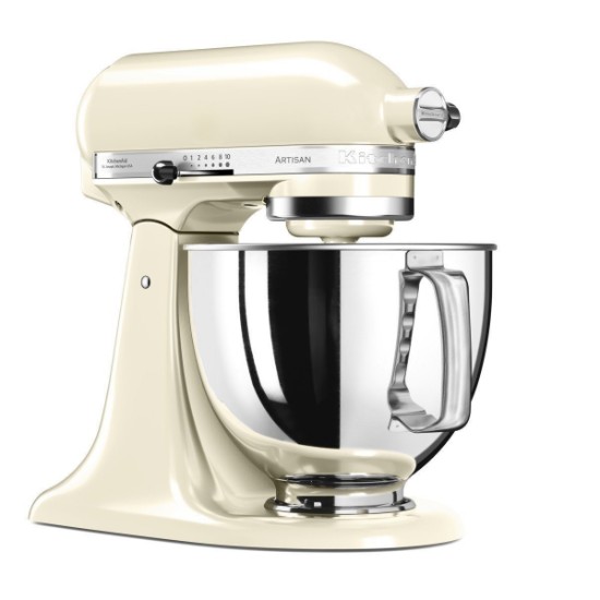 Mixer cu bol 4.8L, Artisan, Model 125, Almond Cream - KitchenAid