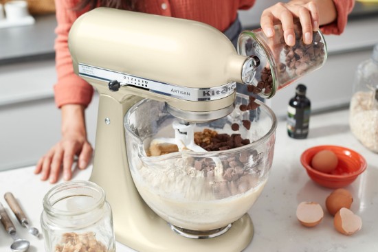 Mixer cu bol 4.8L, Artisan, Model 125, Almond Cream - KitchenAid