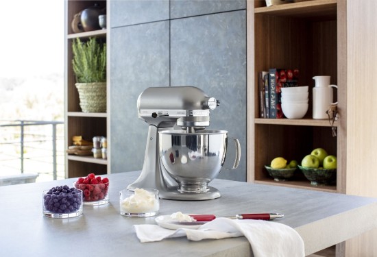 Mixer cu bol 4.8L, Artisan, Model 125, Contour Silver - KitchenAid