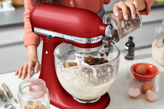 Mixer cu bol 4.8L, Artisan, Model 125, Empire Red - KitchenAid