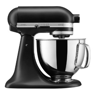 Mixer cu bol 4.8L, Artisan, Model 125, Matte Black - KitchenAid