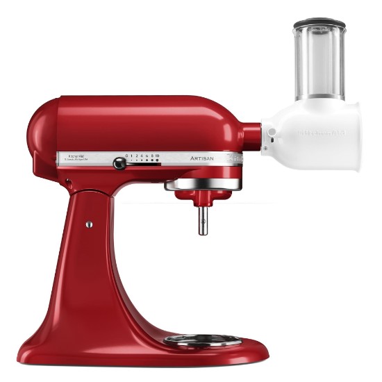 Mixer cu bol Model 125, 4,8L, cu accesoriu feliere, Empire Red - KitchenAid