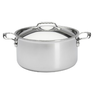 Cratita inox 5-Ply, cu capac, 28cm/8,5L, "Affinity" - de Buyer