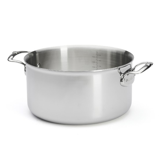 Cratita inox 5-Ply, cu capac, 28cm/8,5L, "Affinity" - de Buyer