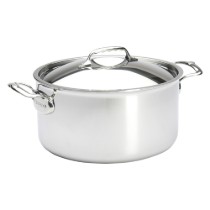 Cratita inox 5-Ply, cu capac, 28cm/8,5L, "Affinity" - de Buyer
