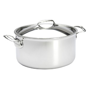 Cratita inox 5-Ply, cu capac, 28cm/8,5L, "Affinity" - de Buyer