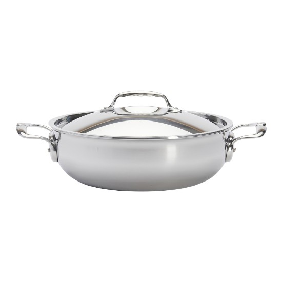 Tigaie saute cu 2 manere 5-Ply, inox, 28cm/4,9L, "Affinity" - de Buyer