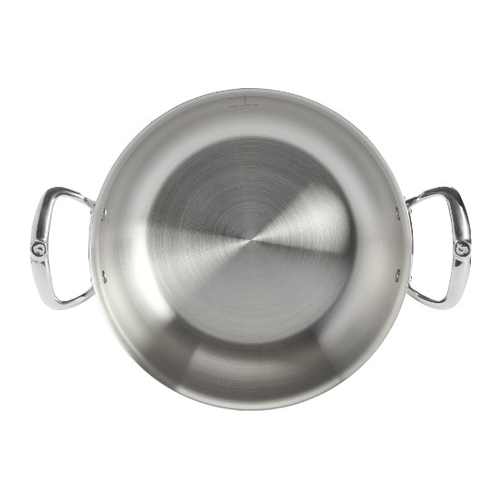 Tigaie saute cu 2 manere 5-Ply, inox, 28cm/4,9L, "Affinity" - de Buyer