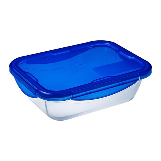 Caserola dreptunghiulara, cu capac etans, sticla termorezistenta, 30x23cm/3,5L - PYREX
