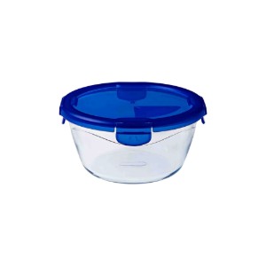 Caserola rotunda, cu capac etans, sticla termorezistenta, 15cm/0,7L - PYREX