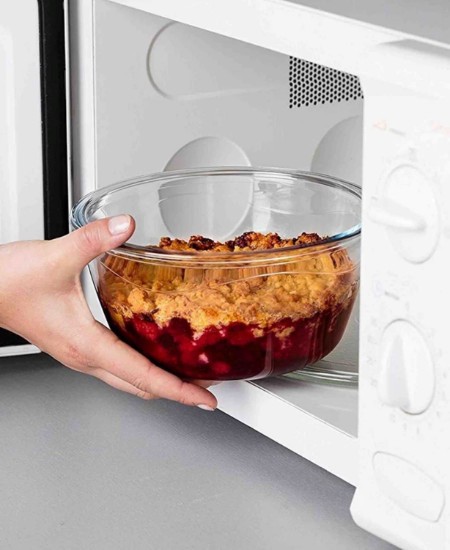 Caserola rotunda, cu capac etans, sticla termorezistenta, 15cm/0,7L - PYREX