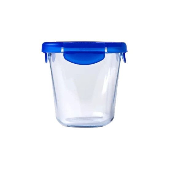 Caserola patrata adanca, cu capac etans, sticla termorezistenta, 12x12cm/0,8L - PYREX