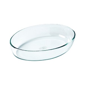 Vas oval, sticla termorezistenta, 26x18cm/1,6L, "Iconics" - Pyrex