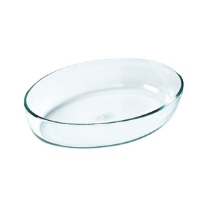 Vas oval, sticla termorezistenta, 26x18cm/1,6L - PYREX