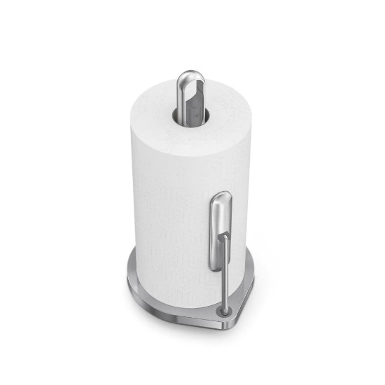 Suport rola prosoape de bucatarie cu spray inclus, 38,1 cm, Brushed - simplehuman