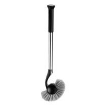 Perie cu suport, pentru toaleta, 47,2 cm, Negru - simplehuman