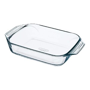 Vas dreptunghiular, din sticla termorezistenta, 3L, "Let's Share" - Pyrex