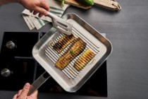 Tigaie grill patrata, inox, 24x24cm, "Joy Plus" - Zwilling