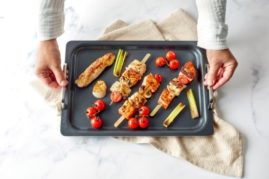 Tava Tepanyaki antiaderenta, inox, 39x27cm, "Ceraforce" - Demeyere