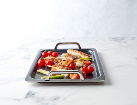 Tava Tepanyaki antiaderenta, inox, 39x27cm, "Ceraforce" - Demeyere