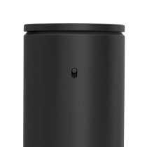 Dozator cu senzor si suport pentru burete, 414 ml, inox, Negru - simplehuman