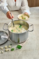 Oala inox, cu capac, 24cm/7,5L, "Classic Pro 3" - Demeyere