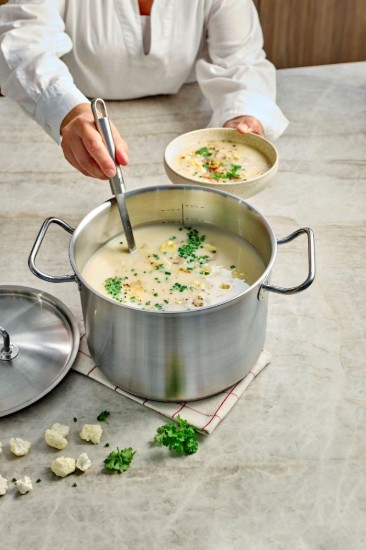 Oala inox, cu capac, 24cm/7,5L, "Classic Pro 3" - Demeyere