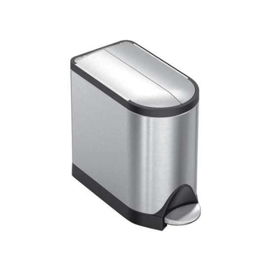 Cos de gunoi cu pedala, 10 L, inox, Brushed - simplehuman