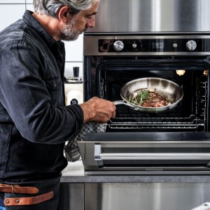 Set 2 tigai, inox, 3 Ply, 24cm/28cm, "MultiPly" - KitchenAid