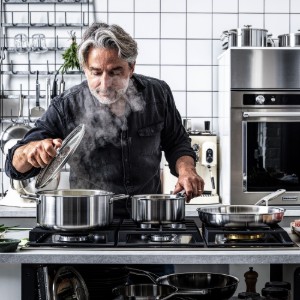 Set 2 tigai, inox, 3 Ply, 24cm/28cm, "MultiPly" - KitchenAid