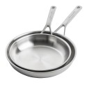 Set 2 tigai, inox, 3 Ply, 24cm/28cm, 
