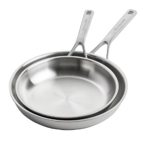 Set 2 tigai, inox, 3 Ply, 24cm/28cm, "Tri-Ply" - KitchenAid
