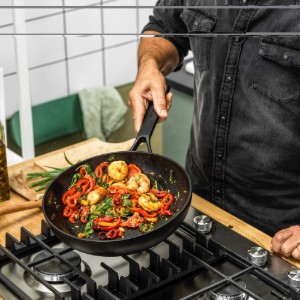 Tigaie wok antiaderenta, aluminiu, 28cm, "Classic" - KitchenAid