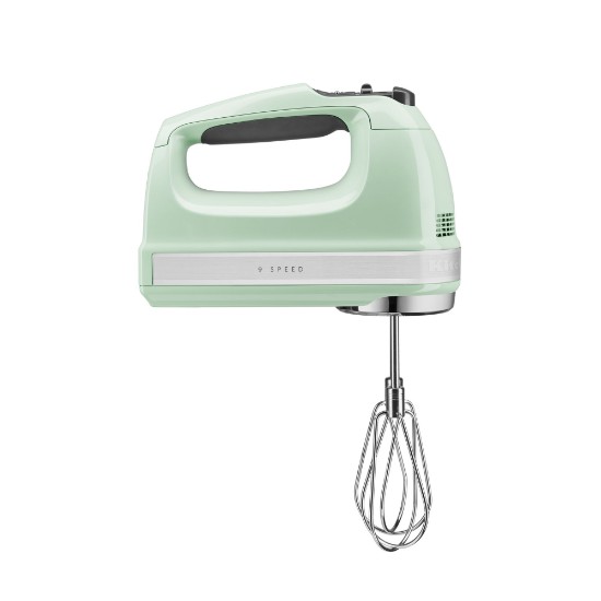 Mixer de mana cu 9 viteze, 85 W, Pistachio - KitchenAid