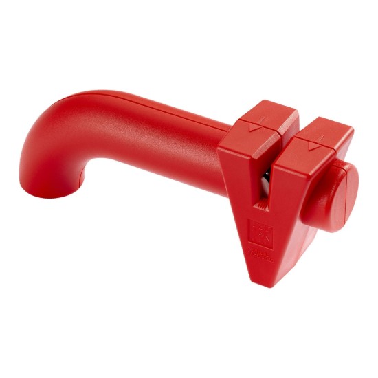 Dispozitiv ascutire cutite, 17 cm, Rosu - Zwilling