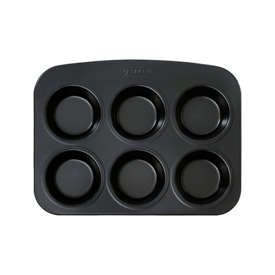 Tava briose, 6 compartimente, metal - PYREX